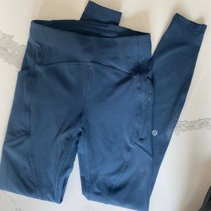 Lululemon Teal Blue Tights - Sz 4